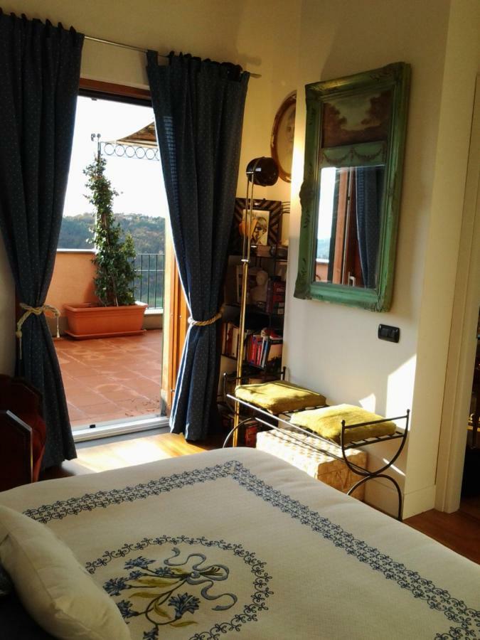 Attico Con Vista Spettacolare Cogoleto Villa Exterior foto